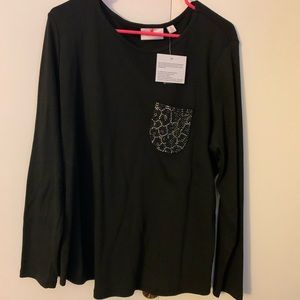 Quacker Factory long sleeved tee